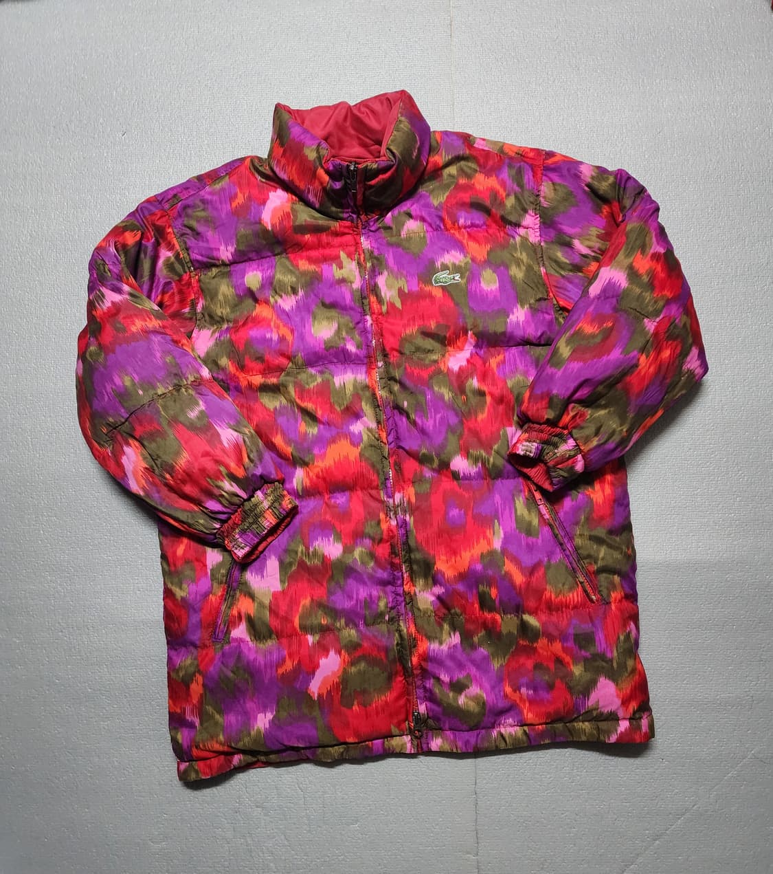 90's 빈티지 서광 라코스테 리버서블 구스 패딩 점퍼 상품이미지5