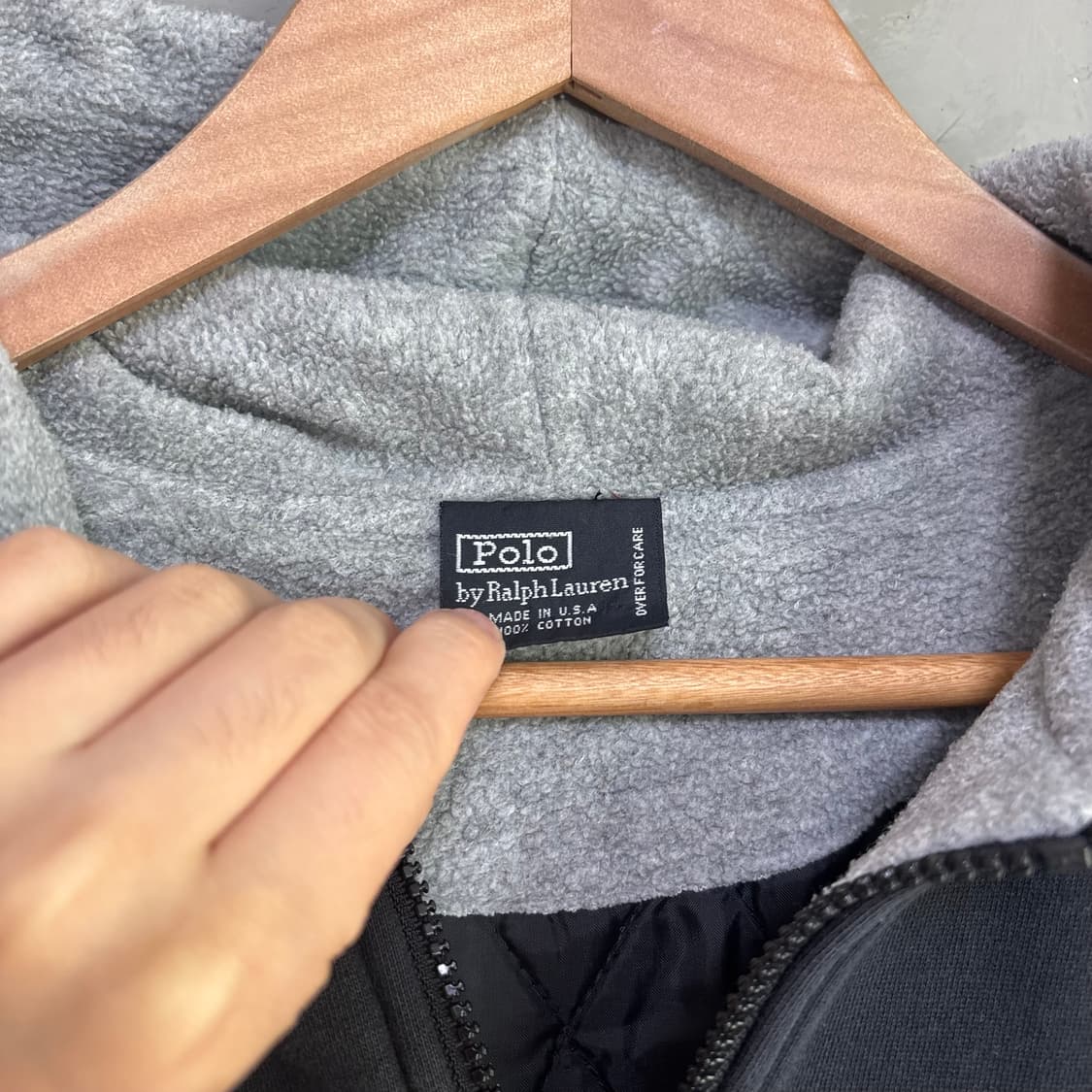 폴로 랄프로렌 누빔 자켓 후드집업 미국판 상품이미지3