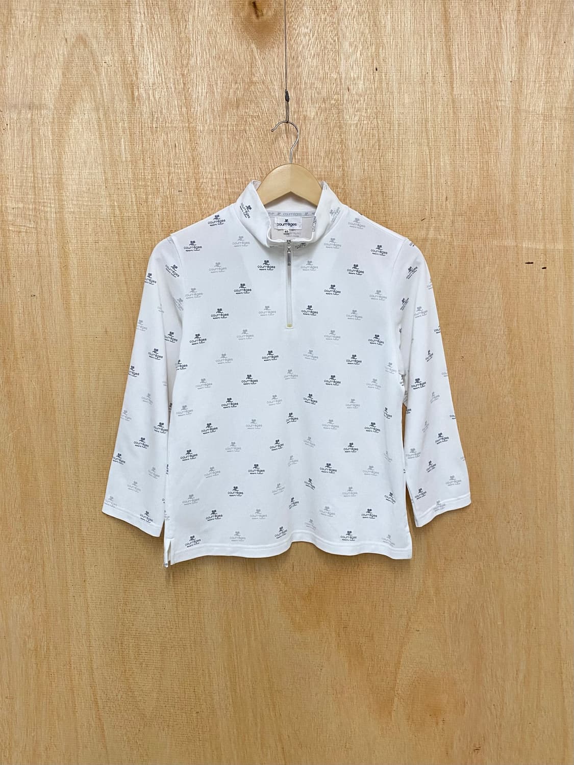 COURREGES half zip-up jersey 쿠레쥬 하프집업 져지 상품이미지1