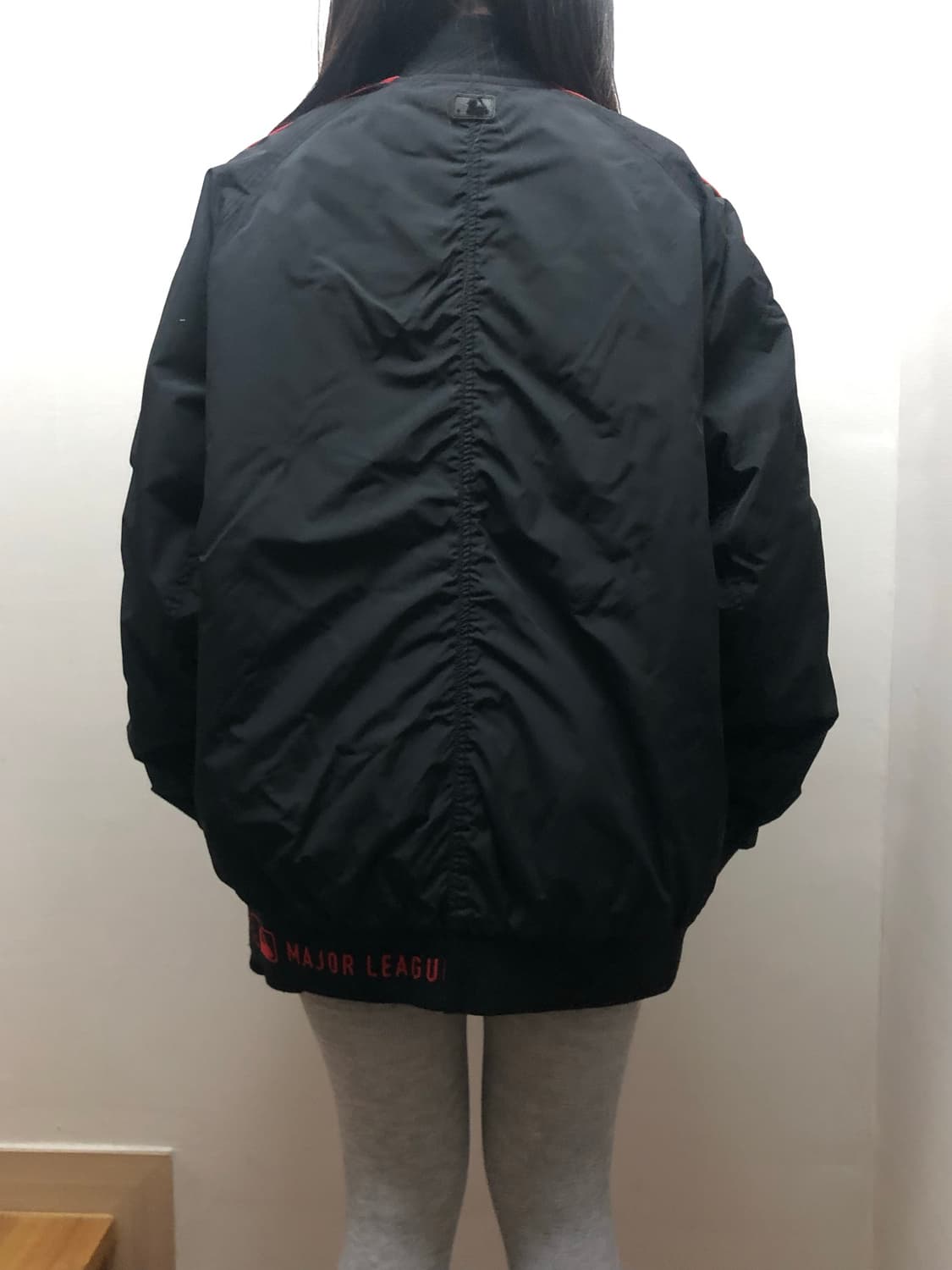 빈티지 mlb 블랙 펑크 점퍼 상품이미지9
