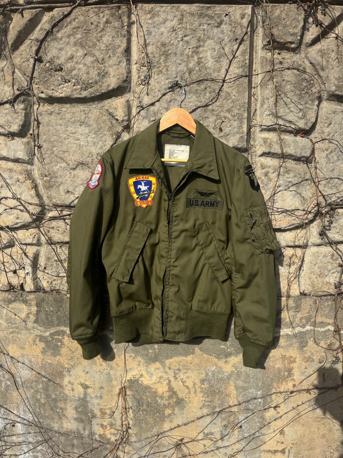 70s 미군 오리지널 조종사 경량 자켓 탱커 공군 노멕스 항공 자켓 상품이미지1