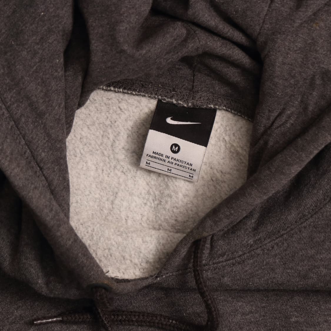 나이키 차콜 스우시 후드티 A1704 상품이미지3