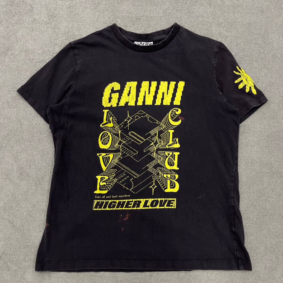 S 가니 빅로고 러브클럽 티셔츠 상품이미지1