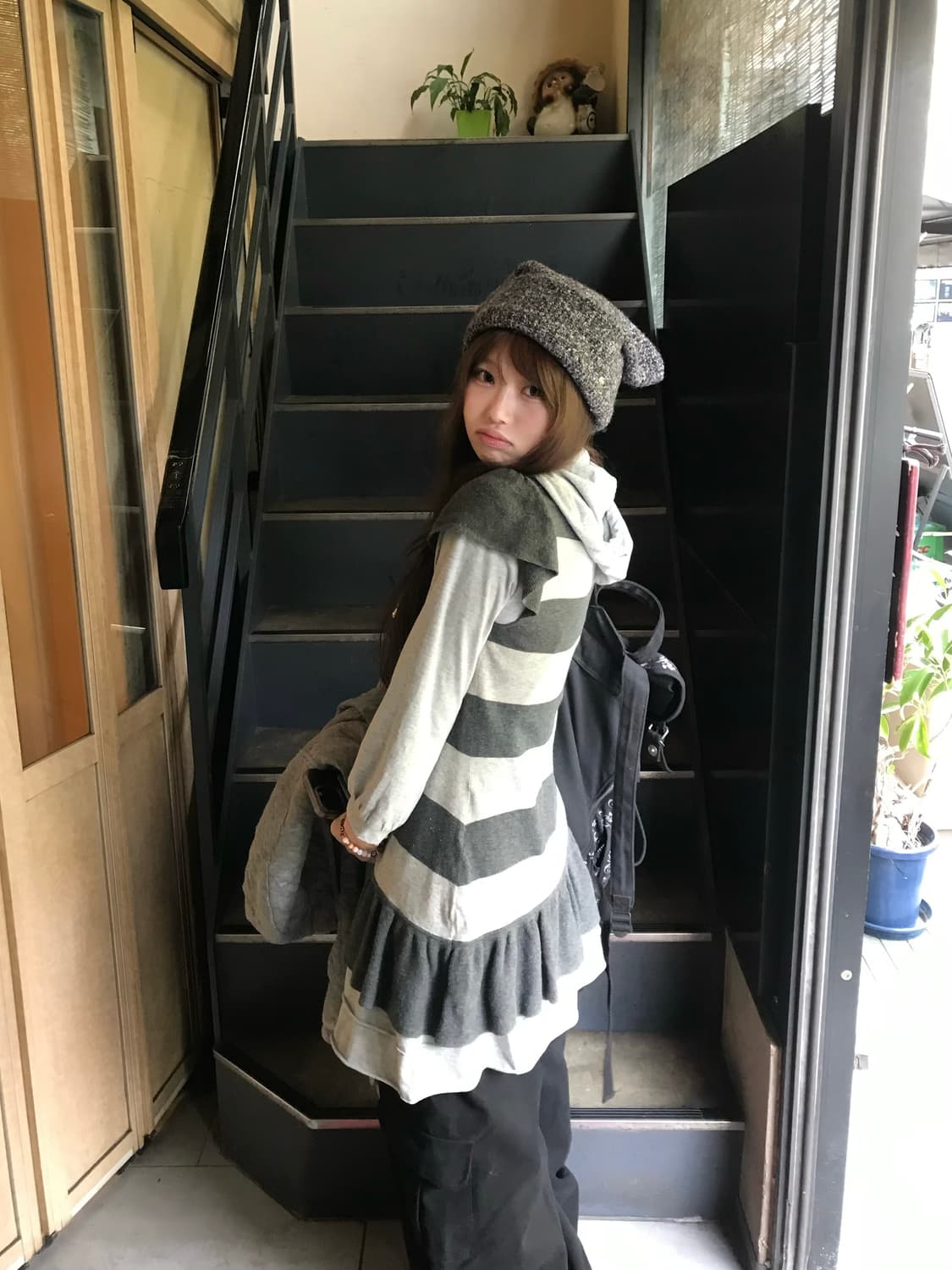 버버리 스트라이프 원피스 니혼진 코디세트 상품이미지2