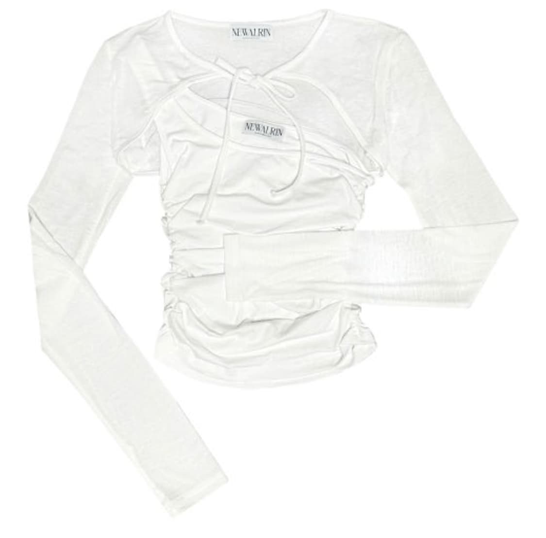 새상품 뉴얼린 로제탑 화이트 상품이미지1