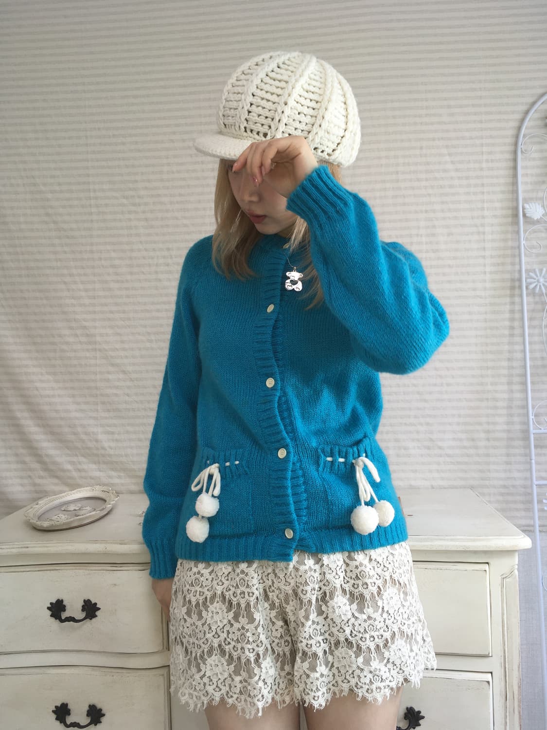 jpn vintage aqua blue pocket snow cd 상품이미지2