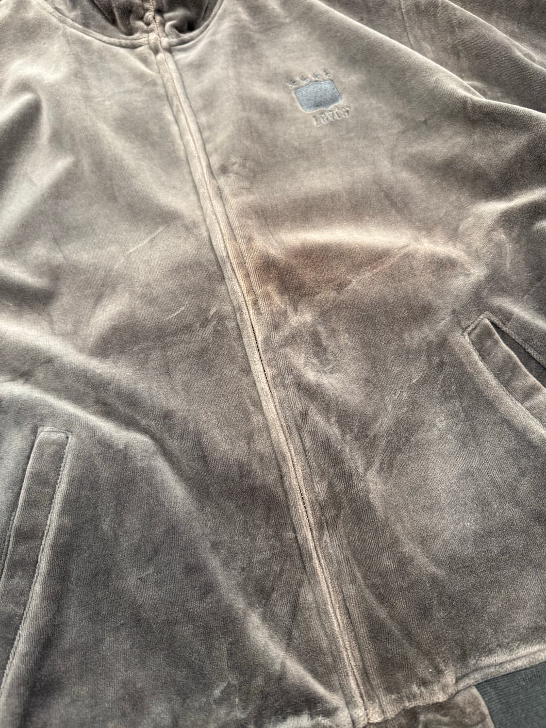 L)Levis Red Tab 벨벳 집업 상품이미지5