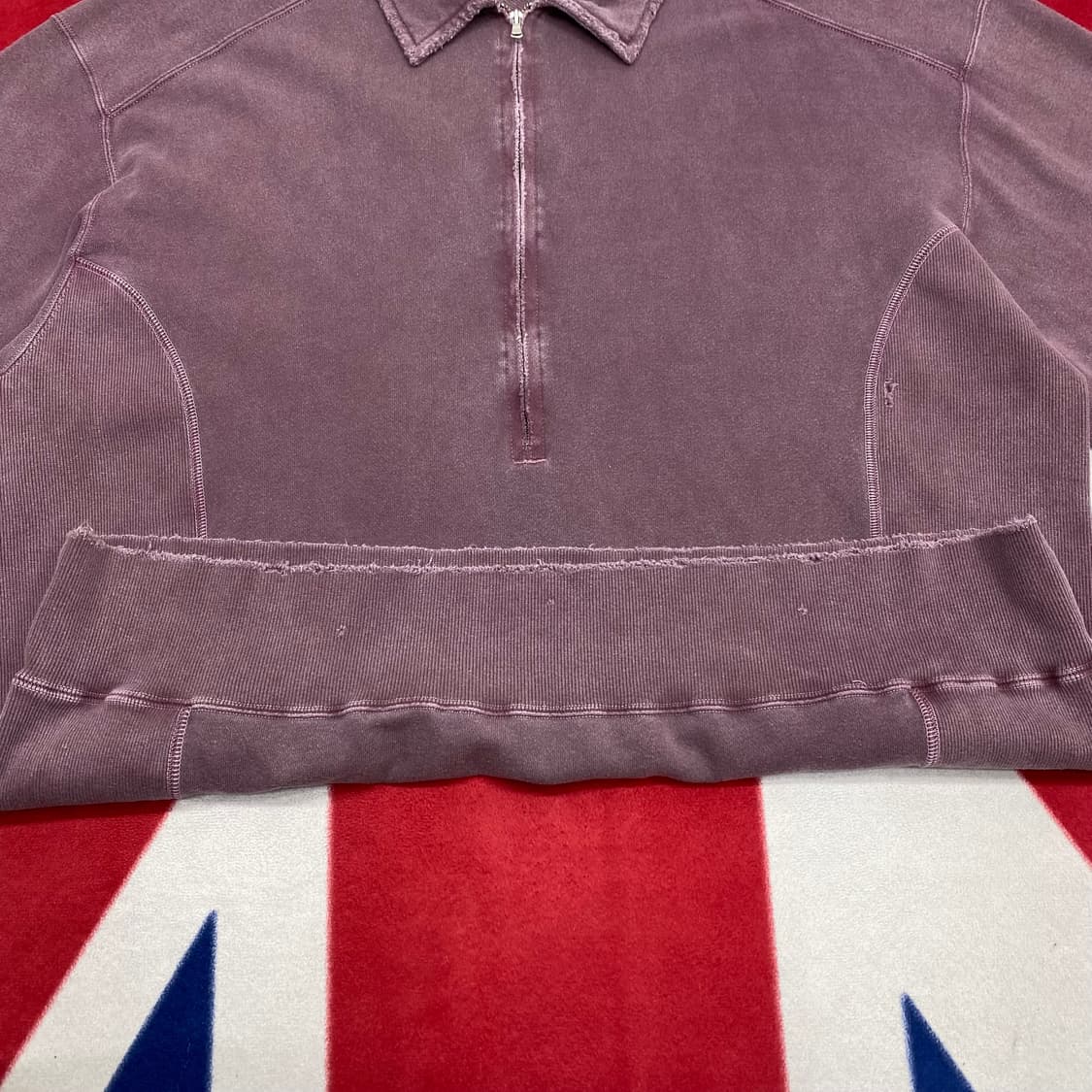 안셀름 하프집업 맨투맨 2 실측L 상품이미지6