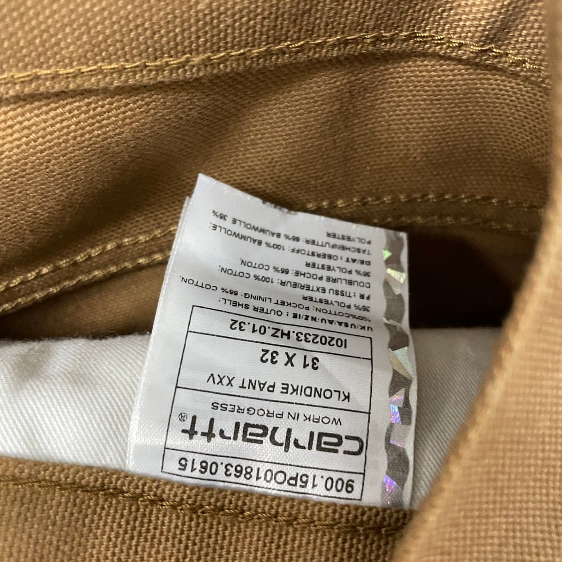 칼하트 WIP 25주년 워크 팬츠 31X32 상품이미지7