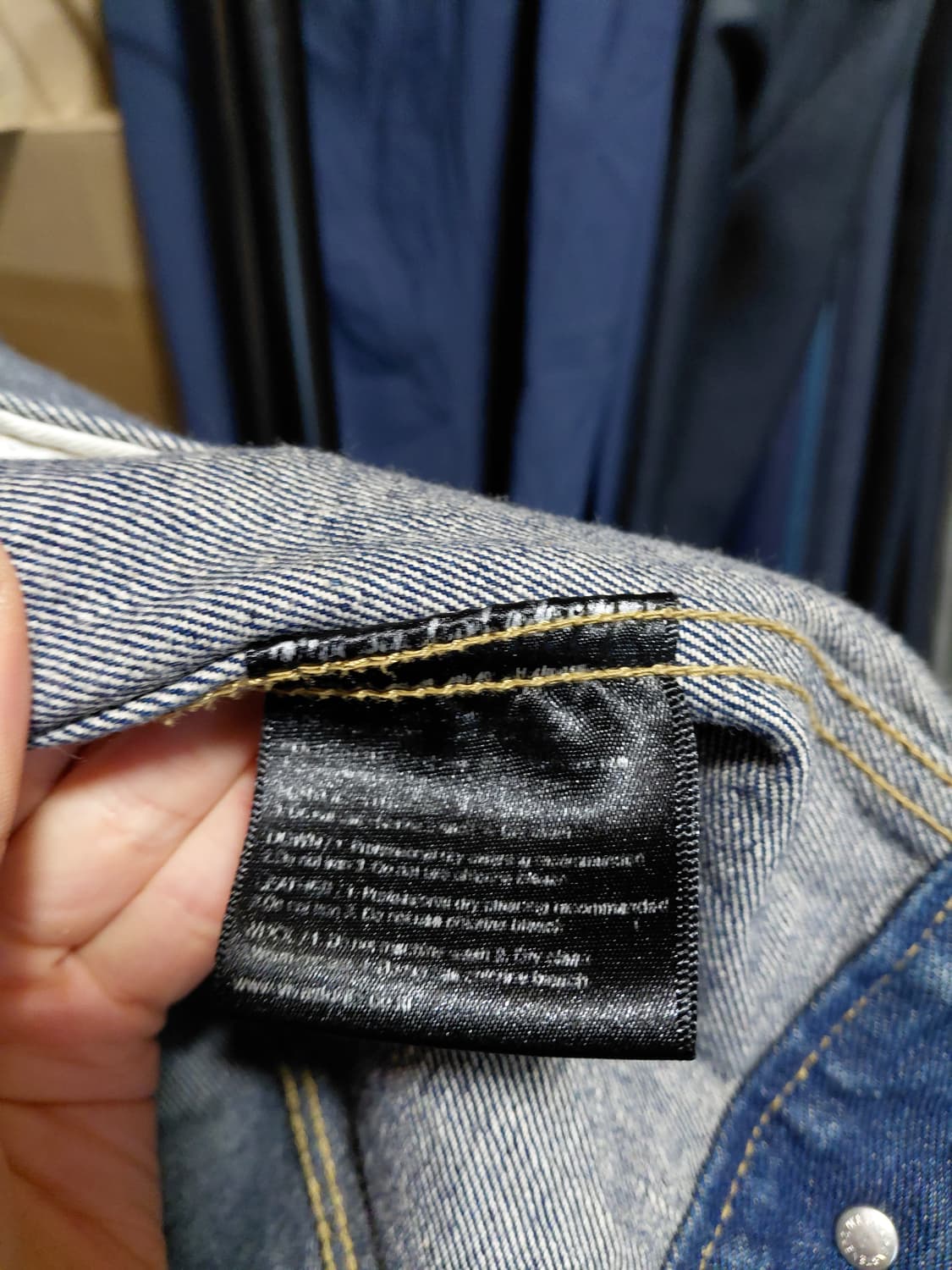 [비바스튜디오]데님 자켓 L사이즈 상품이미지5