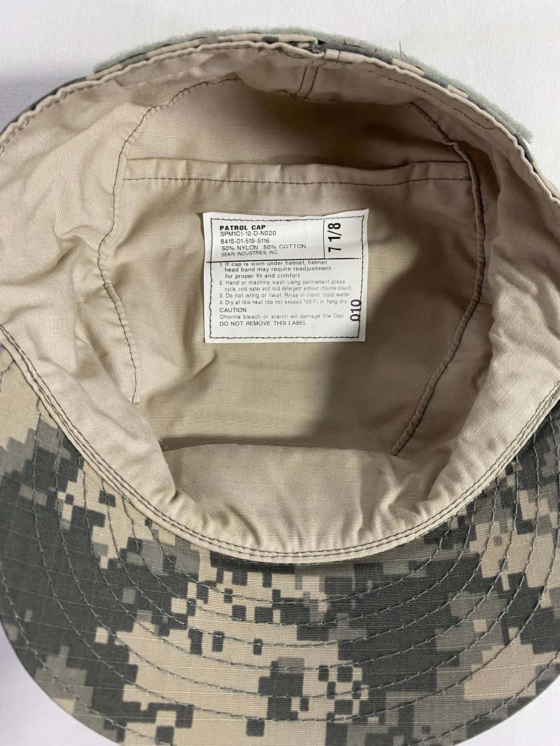미군 US ARMY 패트롤 캡 7 1/8 상품이미지5