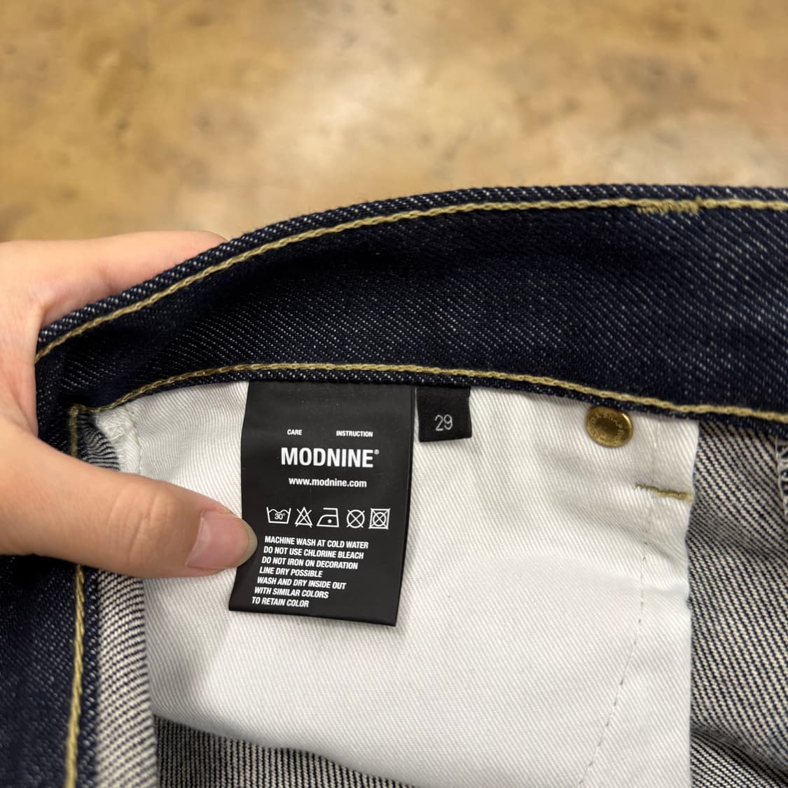 [정품/29] mod.9 모드나인 진청바지 데님팬츠 b10 상품이미지5