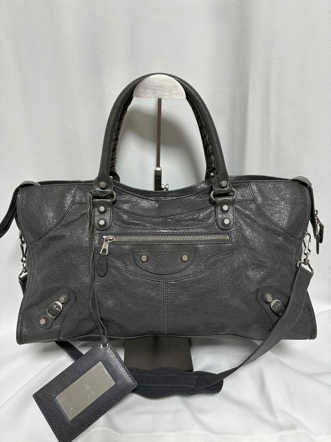 발렌시아가 파트타임 모터백 그레이 상품이미지1