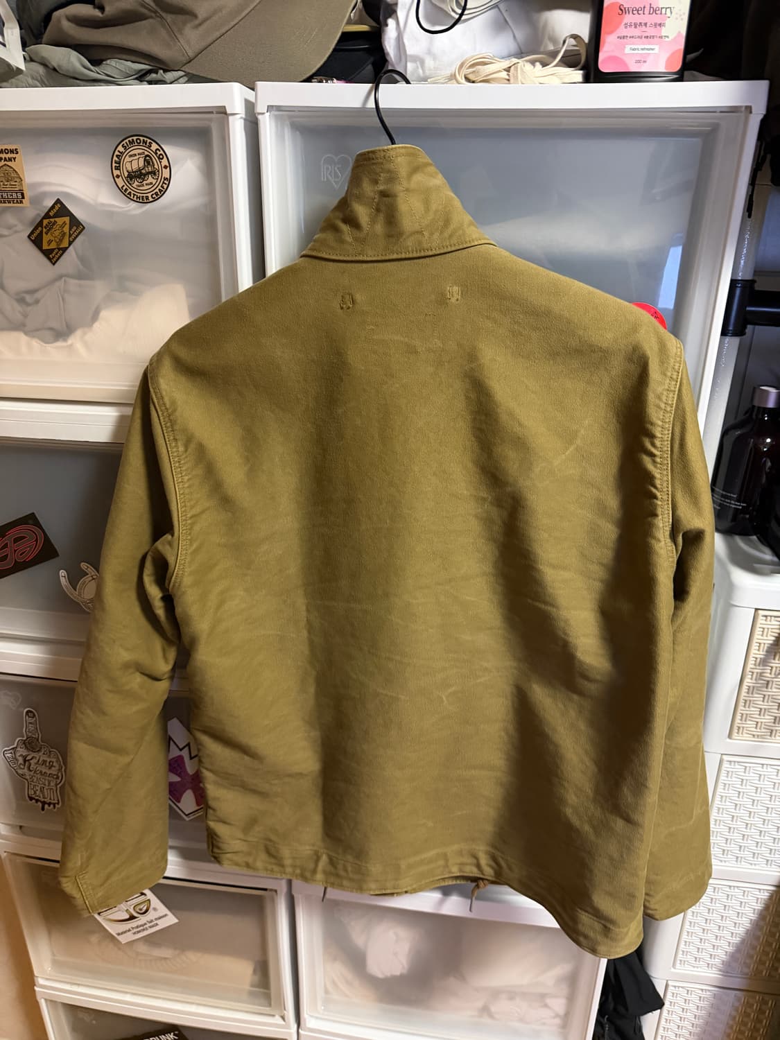 rrl 더블알엘 덱자켓 카키 m 상품이미지4