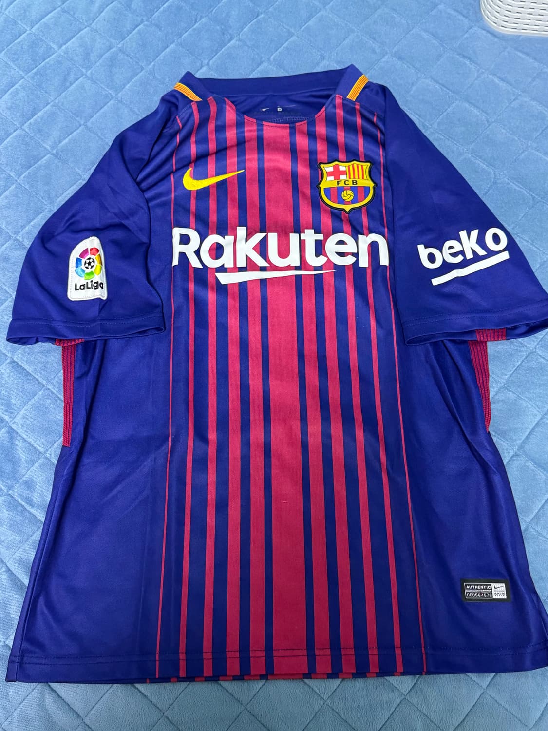 17/18 나이키 바르샤 어센틱 메시 마킹 유니폼 상품이미지1