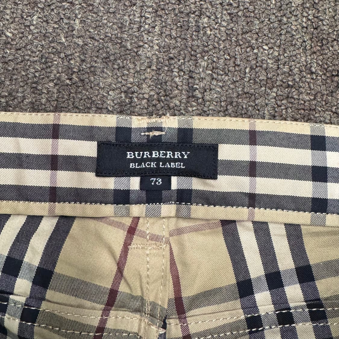 버버리 제팬 블랙라벨 코튼 스트레이트 팬츠 (29)  상품이미지7