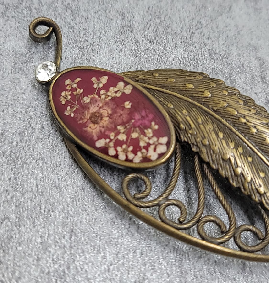 드라이플라워 빈티지브로치 상품이미지2