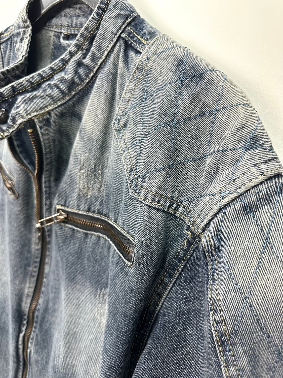 디어반 데님 라이더자켓 L 상품이미지3