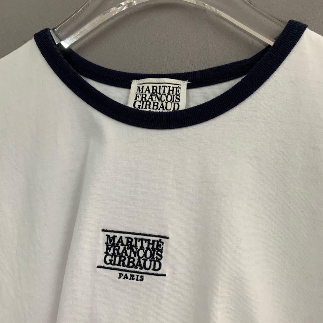 M 마리떼프랑소와저버 클래식 로고 화이트 링거 반팔티 상품이미지3
