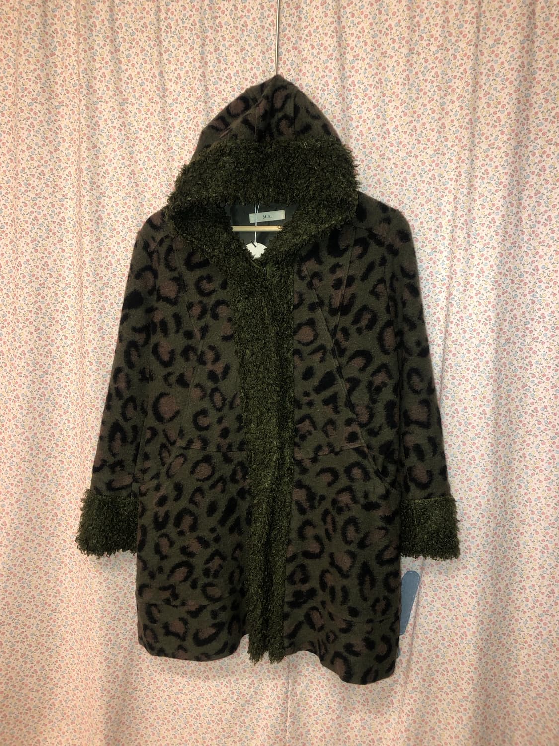Leopard hood coat 상품이미지1