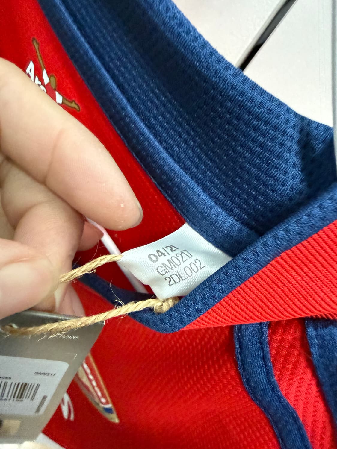 21/22 아스날 사카 유니폼 상품이미지4