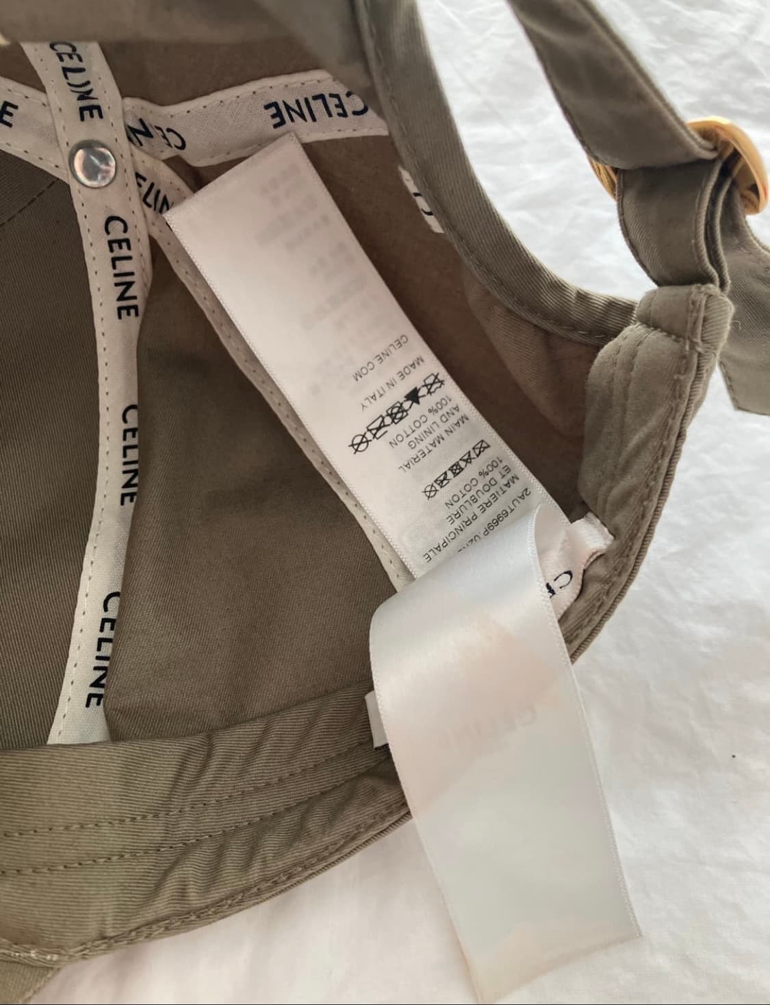 셀린느 카키 볼캡 (정품) 상품이미지4