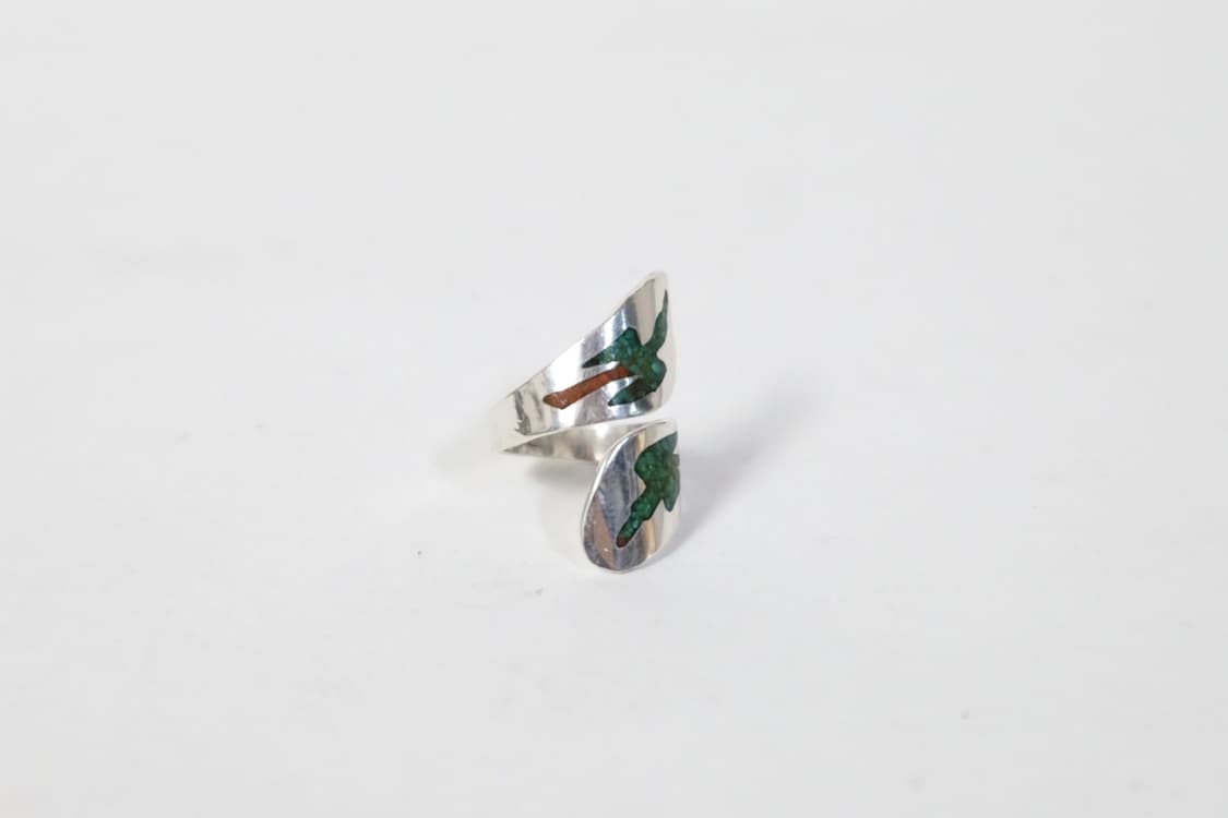 60s Navajo DJN Thunderbird Ring 나바호 링 상품이미지2