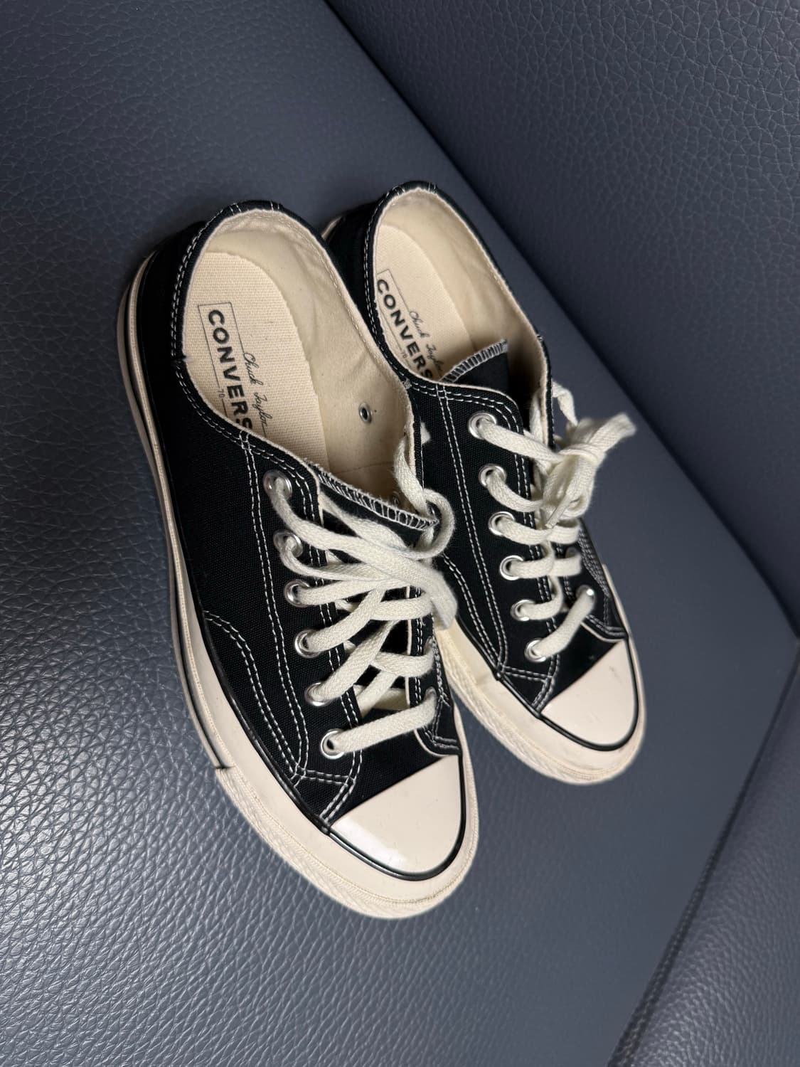 컨버스 척 70 클래식 블랙 로우 162058C 상품이미지1