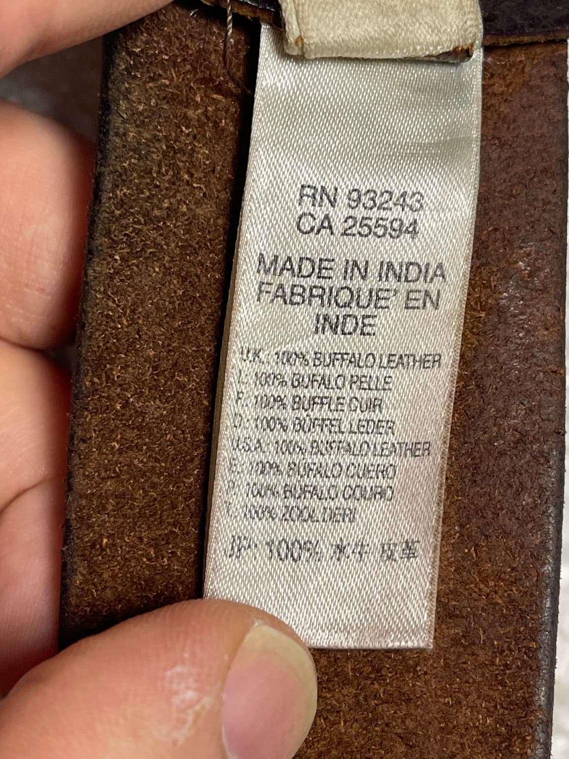 디젤 버펄로 통가죽 벨트 STAR 다크 브라운 34인치 상품이미지7