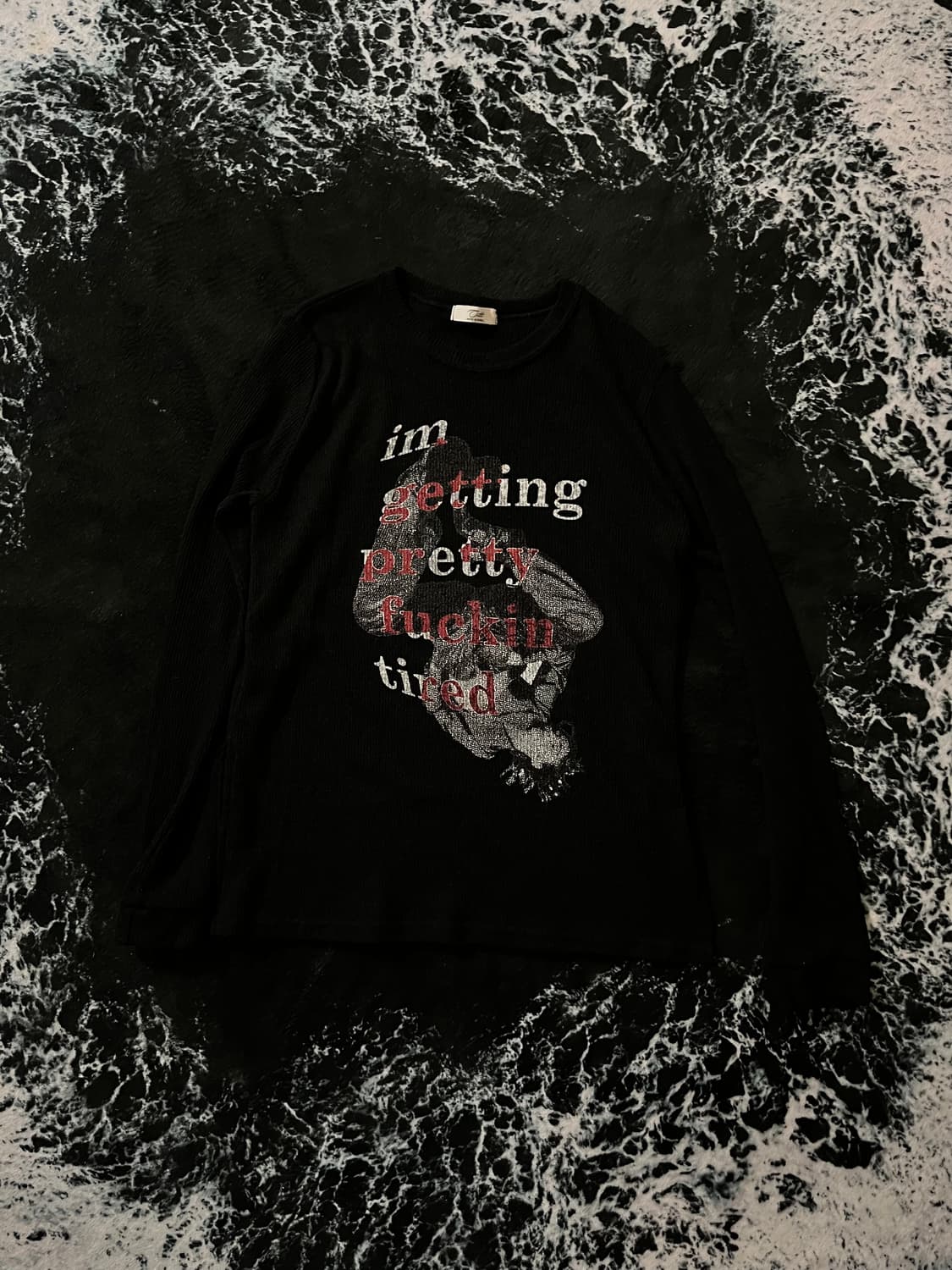 프린팅 긴팔니트 상품이미지1