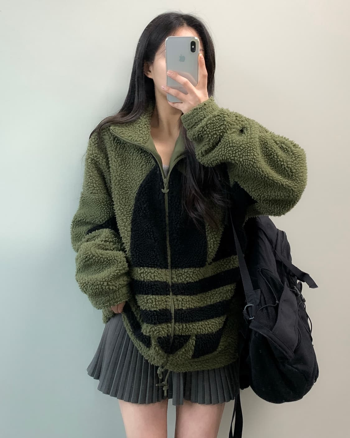 아디다스 빅로고 후리스 상품이미지2