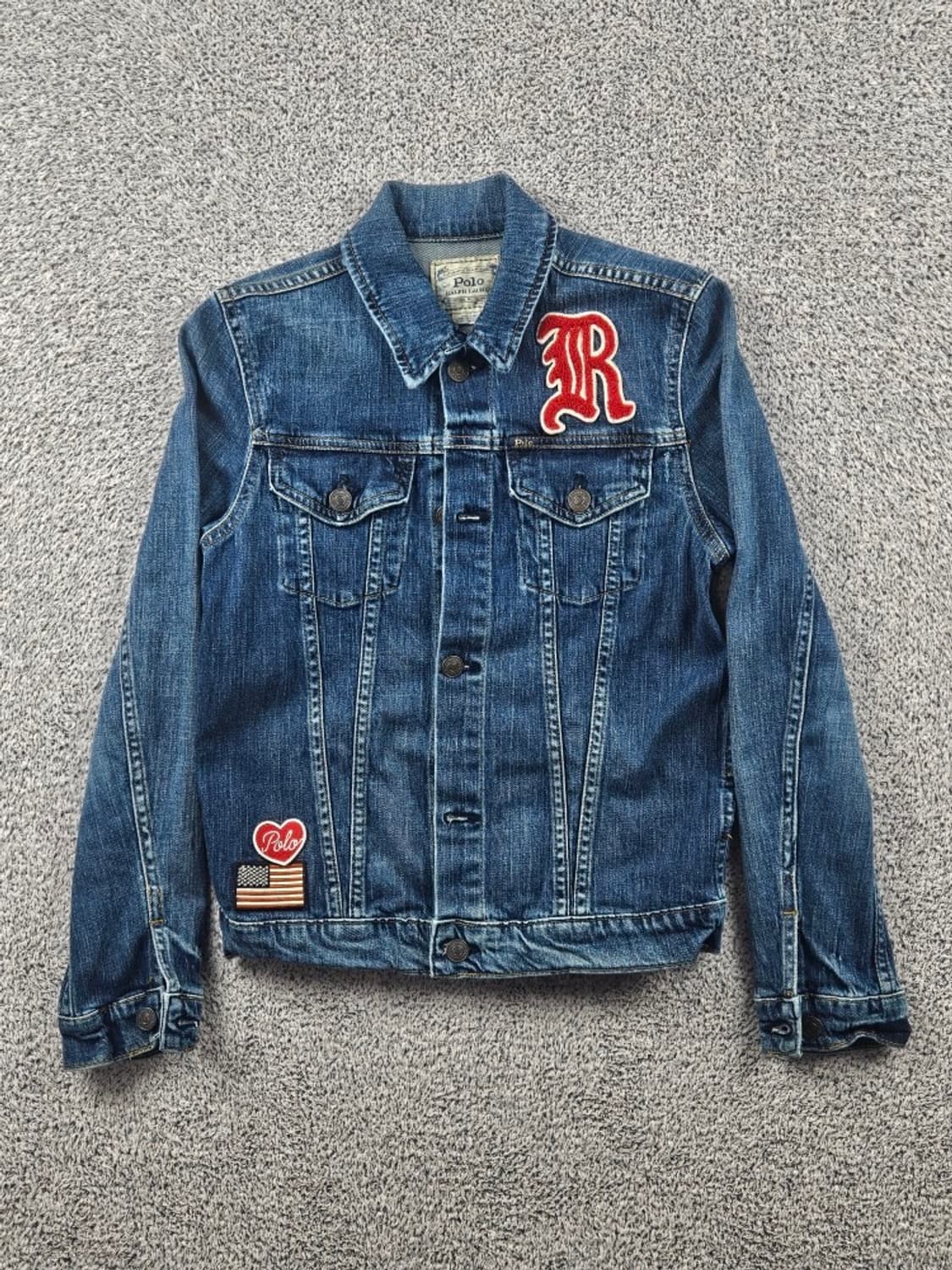 폴로랄프로렌 패치 포인트 데님 자켓 (14SIZE XS~S )/ 9425 상품이미지3