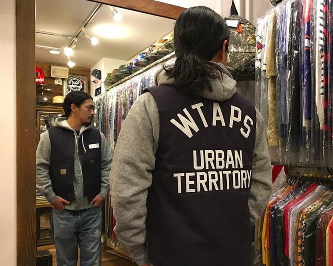 칼하트 WIP 베스트 WTAPS 콜라보 네이비 상품이미지8