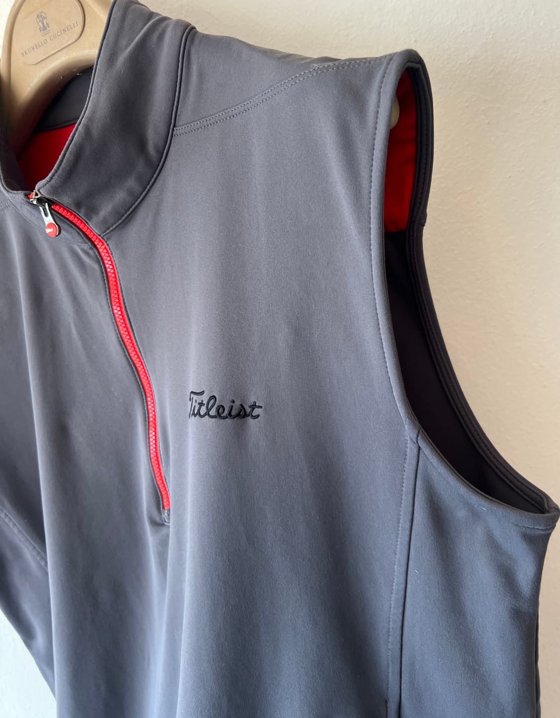타이틀리스트 남성 차콜그레이 골프조끼 상품이미지4