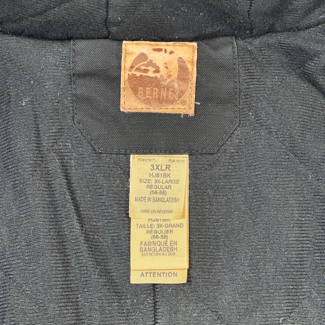 3XL) BERNE USA 빈티지 워크웨어 액티브 후드집업 자켓 상품이미지7
