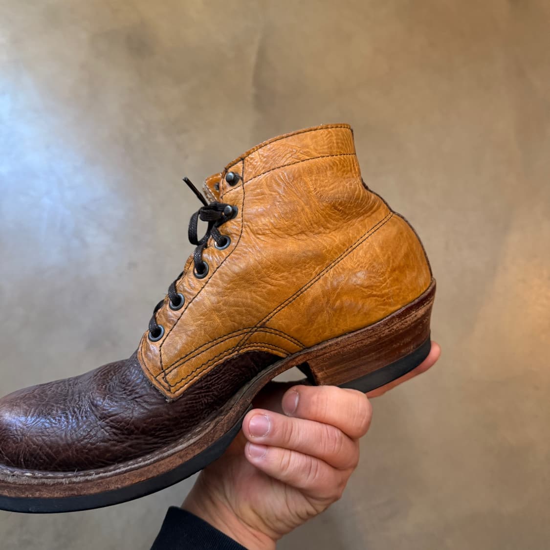 화이츠 부츠 세미드레스 투톤 브라이들 가죽 8d 상품이미지5