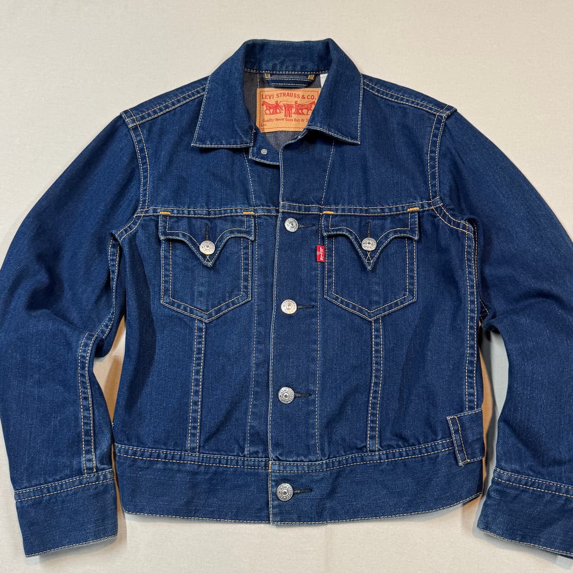 S) 리바이스 아이코닉 데님자켓 TYPE 1 진청 데님 청자켓 상품이미지2