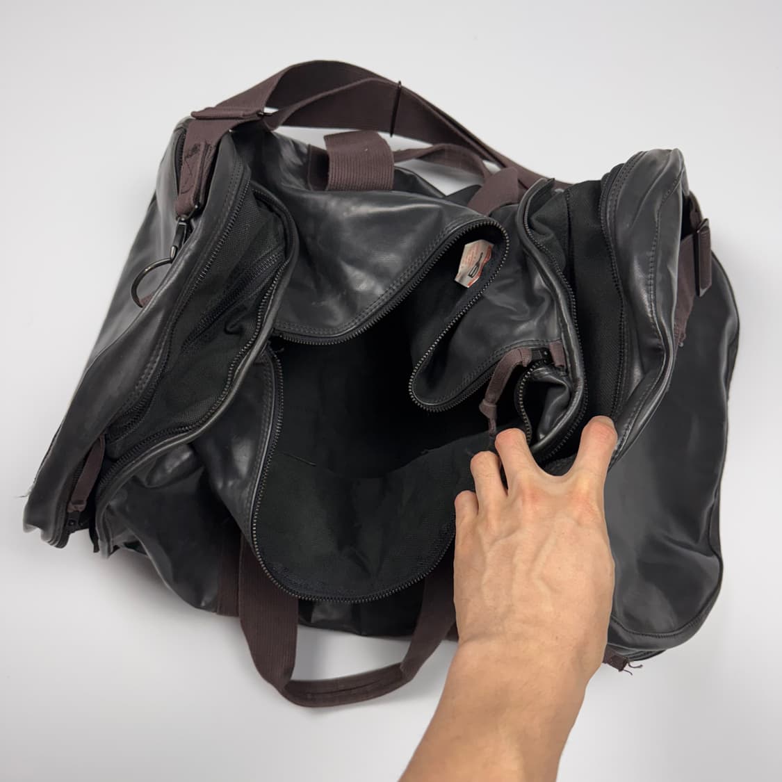 요시다포터 러기지라벨 라이너 보스턴백 블랙 상품이미지5