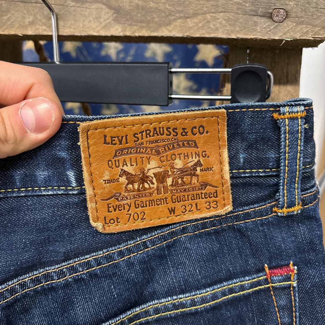 00s 리바이스 재팬 702 복각모델 와이드 스트레이트 데님팬츠 N666 상품이미지7