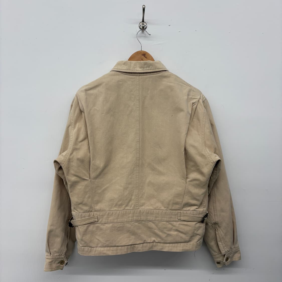 빔즈 베이지색 면 자켓 여/M 상품이미지8