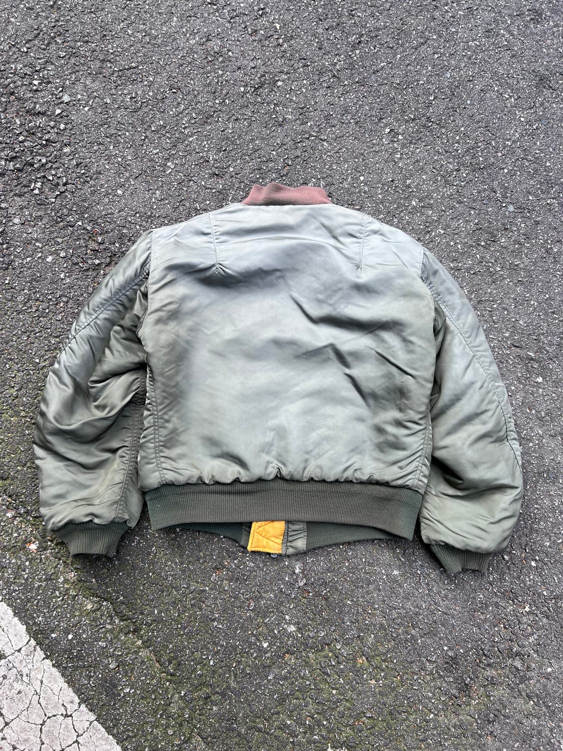1960's 오리지널 MA-1 D타입 플라이트 자켓 항공점퍼 S 상품이미지3