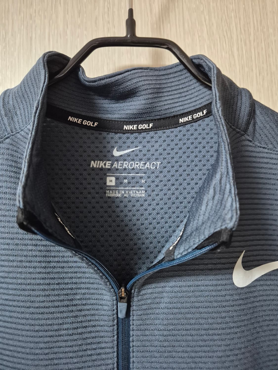 나이키 골프  에어로리액트 하프 집 풀오버 반집업 M 상품이미지7
