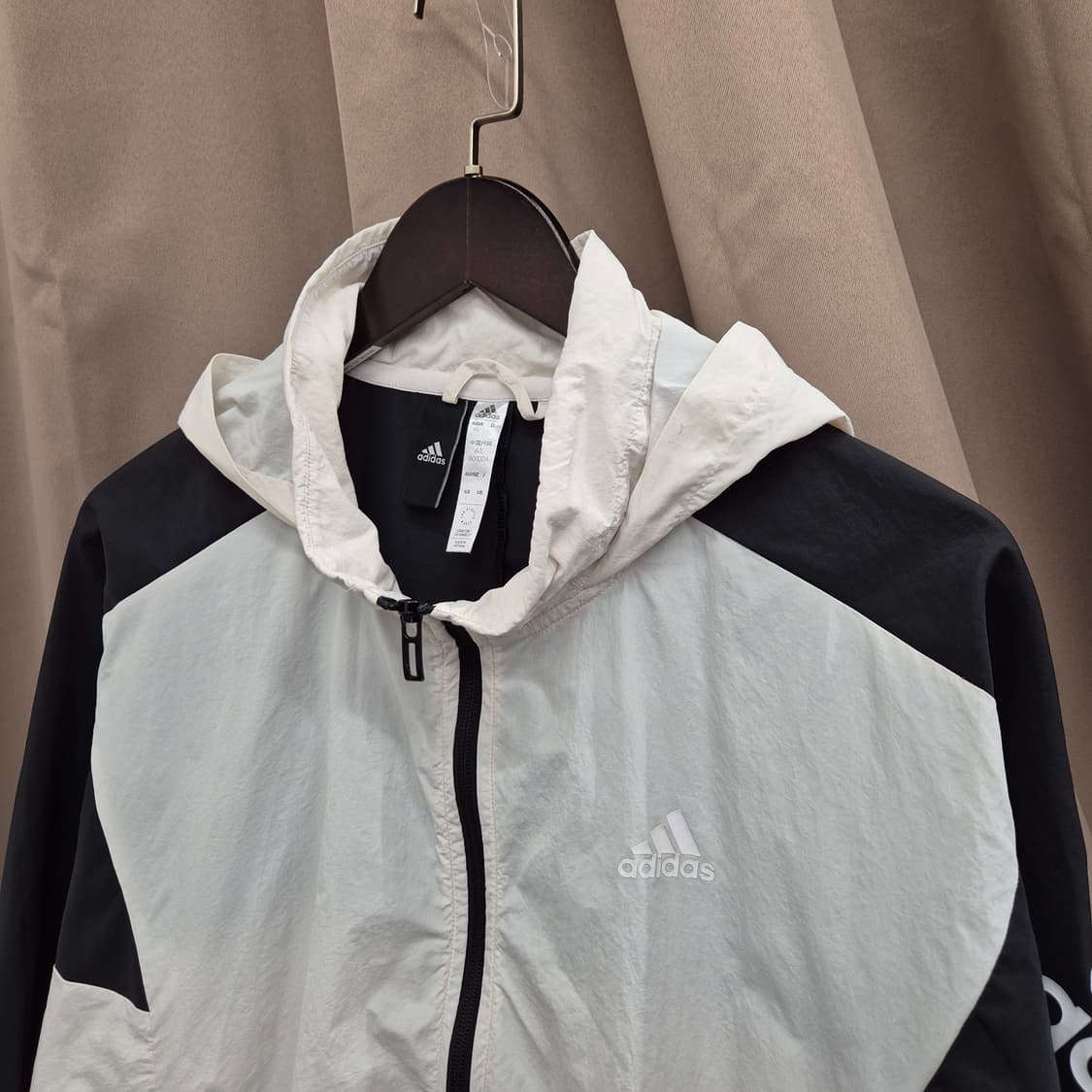 아디다스 빅 로고 우븐 바람막이 자켓 L 상품이미지3