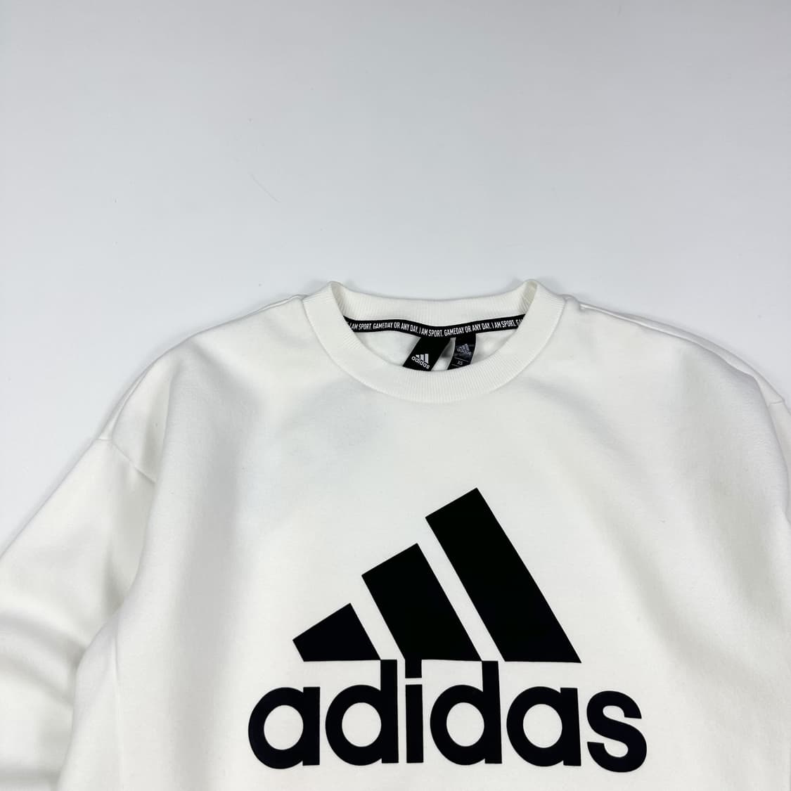 아디다스 오리지널 빅로고 화이트 맨투맨 (XS 여성추천) 상품이미지1