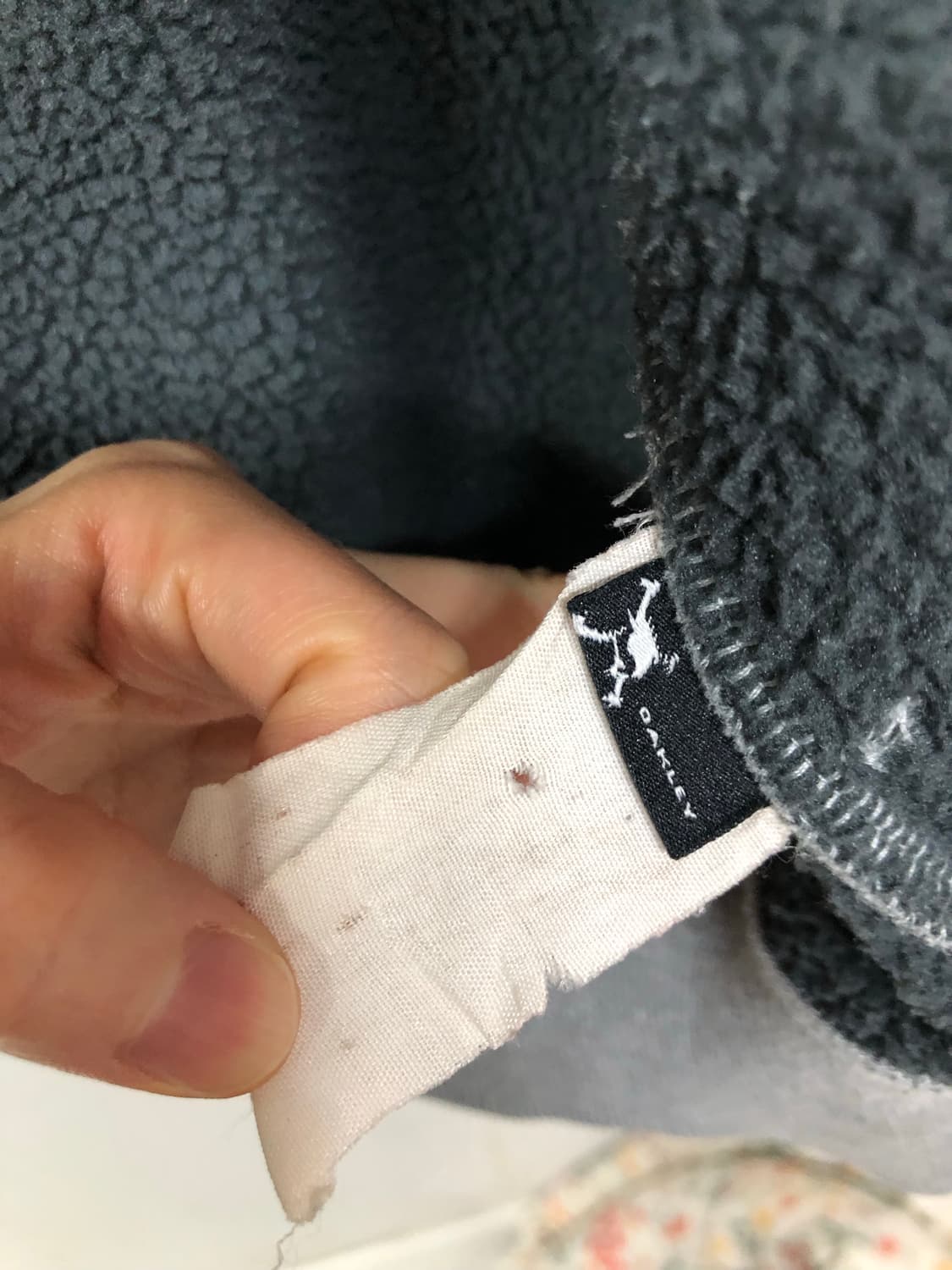 오클리 은각로고 기모 후드집업 M _ 그레이 상품이미지5