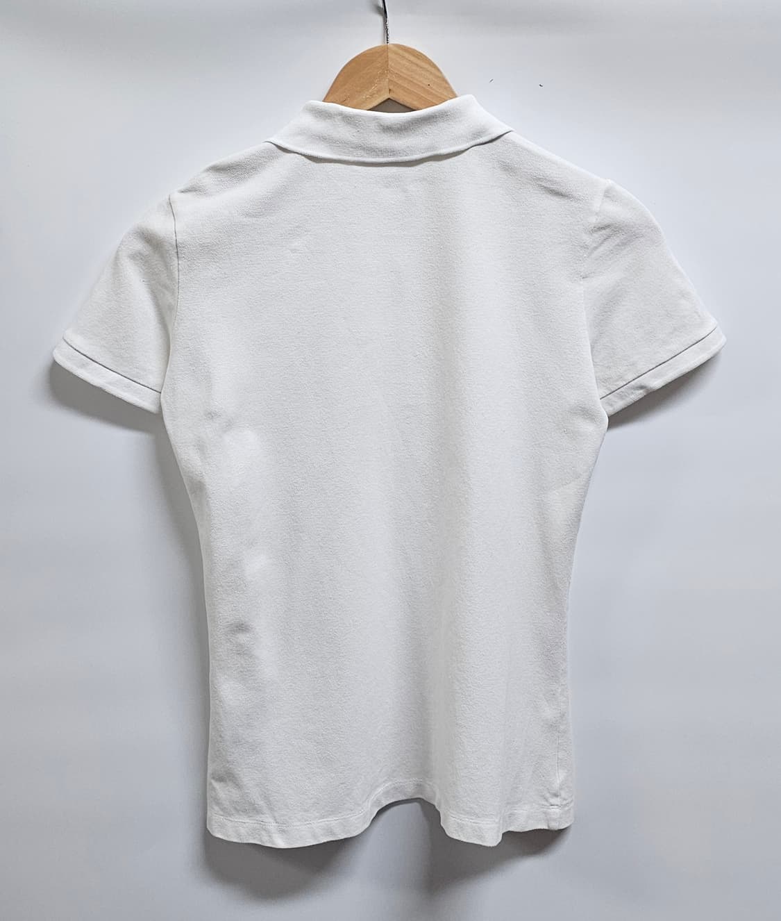 라코스테 여성 화이트 반팔 카라티 34 상품이미지2