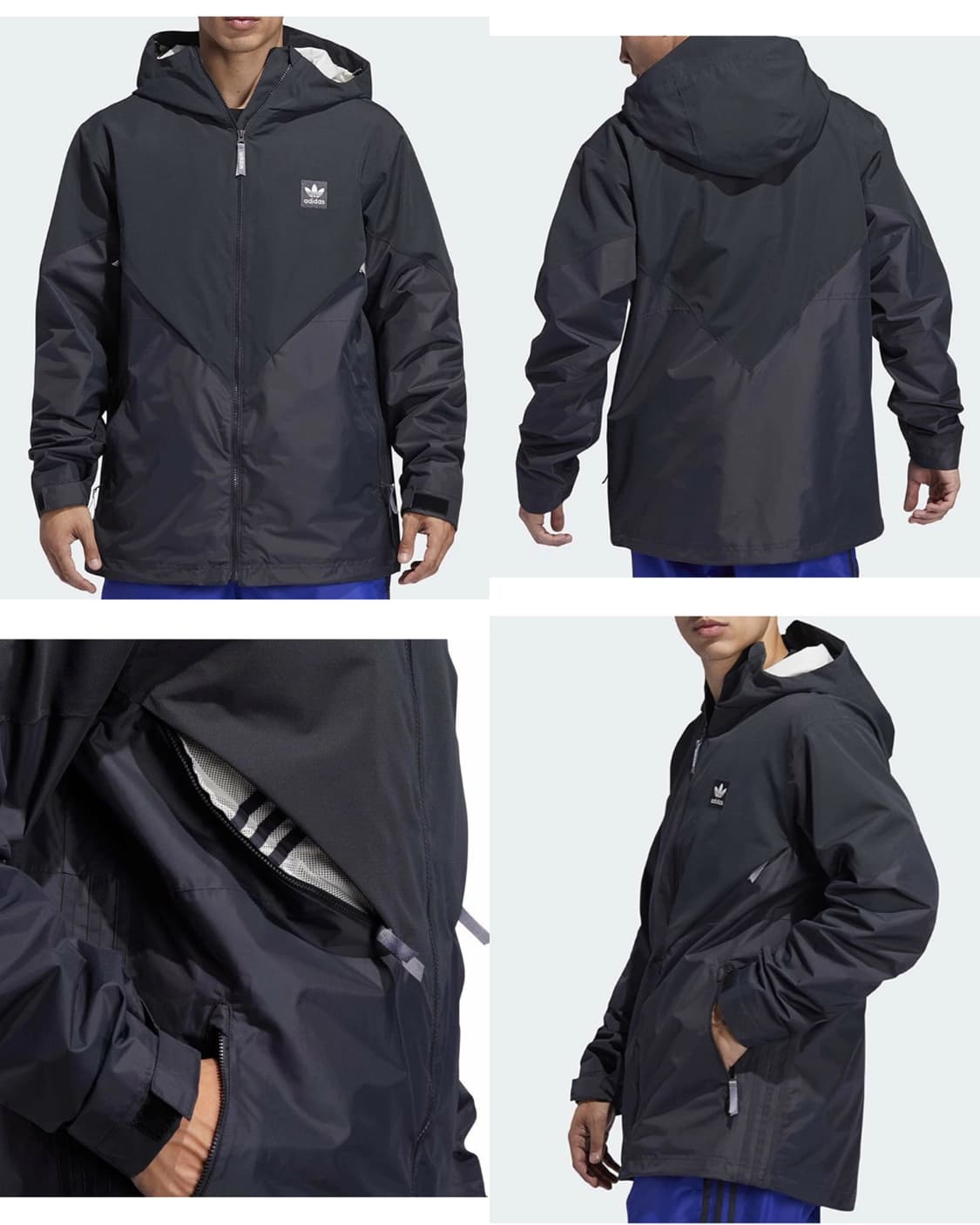 아디다스 프리미엄 라이딩 바람막이 자켓 _ 차콜 상품이미지2