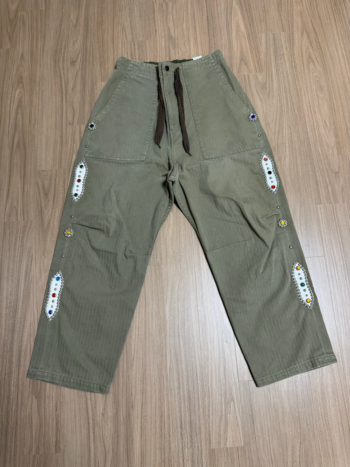 캐피탈 설퍼라이즈드 헤링본 이지 베이커 팬츠 4사이즈 상품이미지1