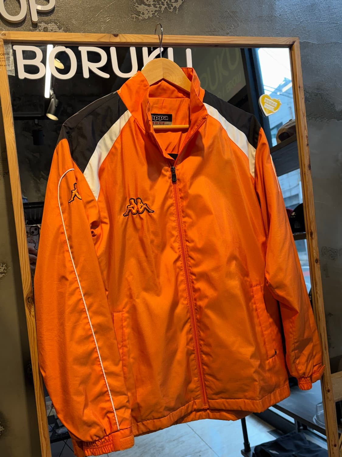 카파 올드스쿨 오렌지 바람막이 L 상품이미지1