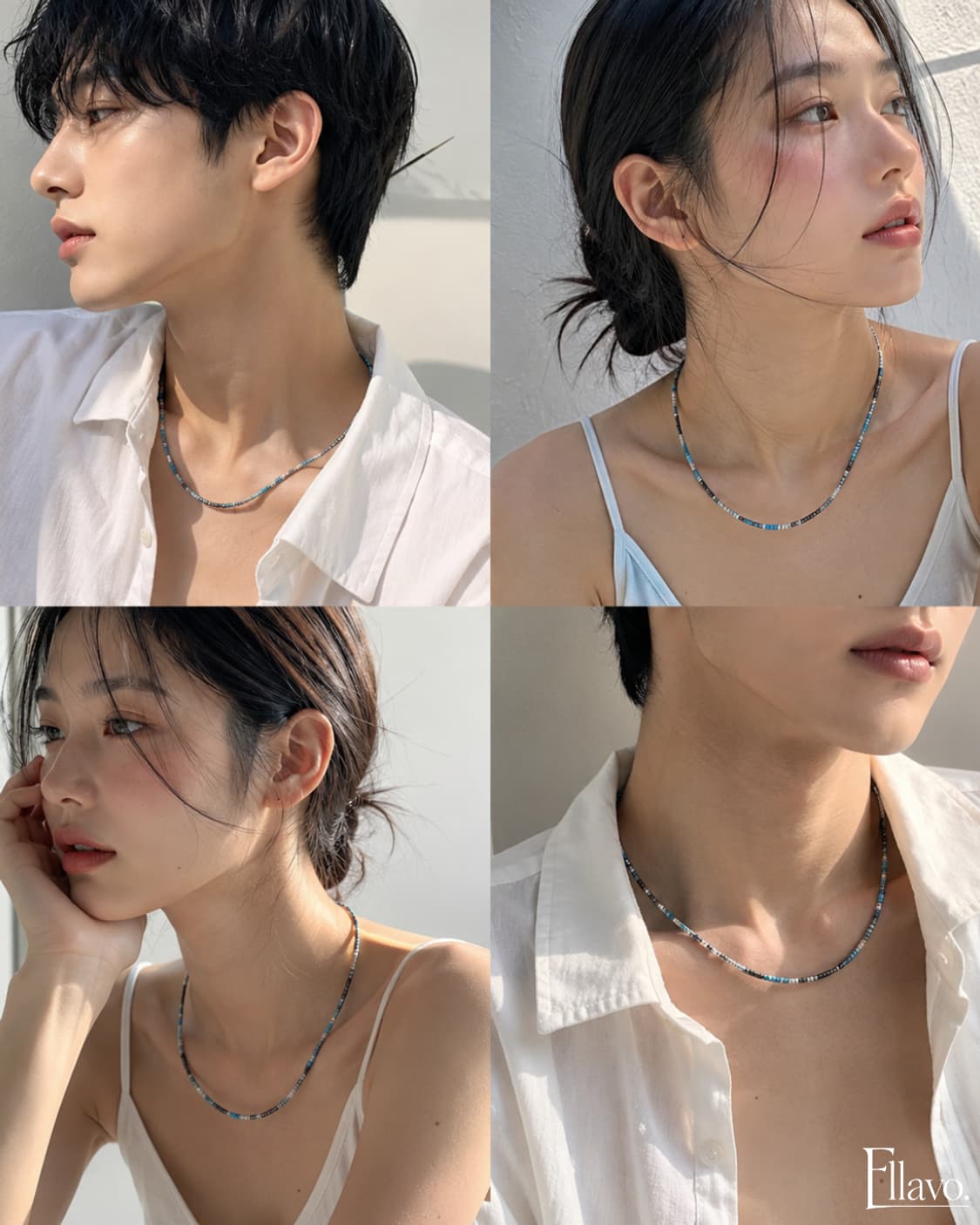 Ellavo Glacier Beads Necklace  상품이미지3